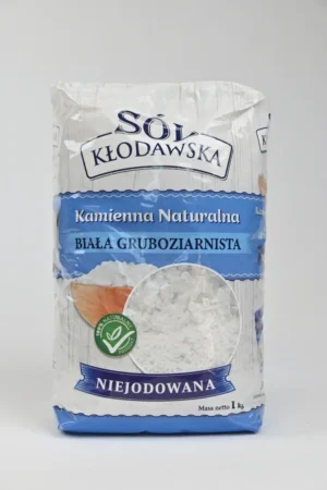 Sól biała gruboziarnista niejodowana 1kg